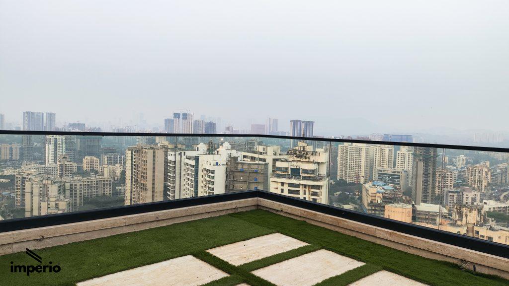 Terrace Glass Railing